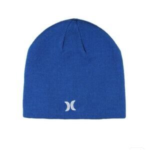 brand new soft knit blue Hurley beanie